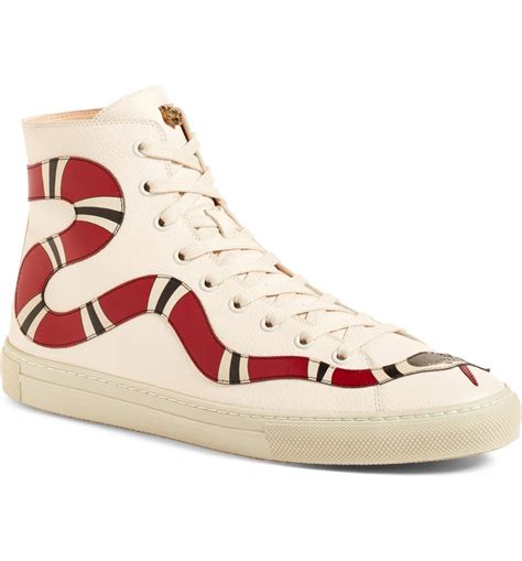 gucci snake hi tops sneakers|Gucci snake high top sneakers.